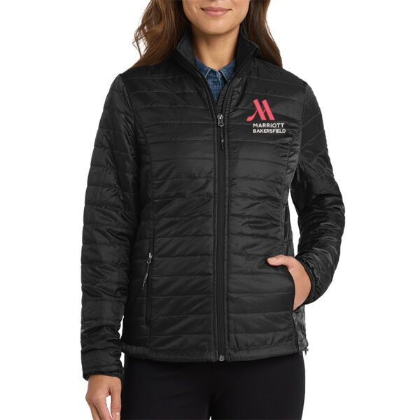 Marriott Bakersfield - Women's Packable Puffy Jacket Thumbnail